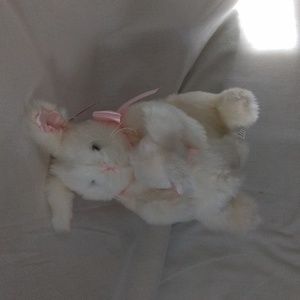 Bearington Some Bunny Loves You White Plush